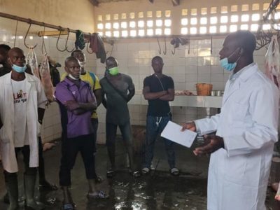 Togo : Une quarantaine de bouchers et abatteurs de petits ruminants dans les aires d’abattage d’Agoè Zongo et Gbossimé formés.