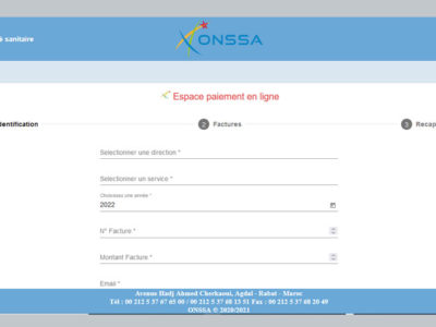 Maroc : L’ONSSA lance le service de paiement électronique en ligne
