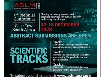 ASLM2023 Abstract Submissions are Now Open! : 6th Biennial Conference : Shaping laboratory systems and diagnostic services for the 21st century : Embracing the change