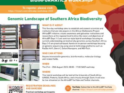 African BioGenome Project (AfricaBP) Open Institute Southern Africa Regional Workshop