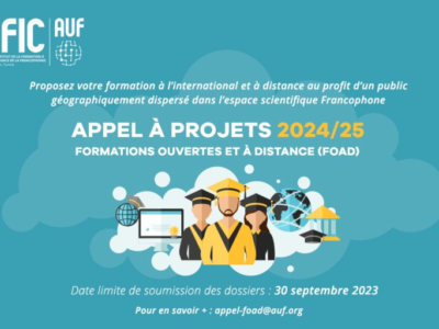 Appel à projets : Formations Ouvertes à Distance 2025-2026