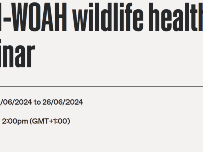 IUCN-WOAH wildlife health webinar