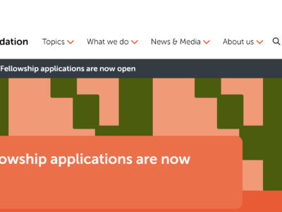 2025 Fellowship applications are now open