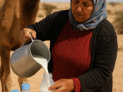 Tunisie : regain d’intérêt économique pour le lait de chamelle dans le Sud aride