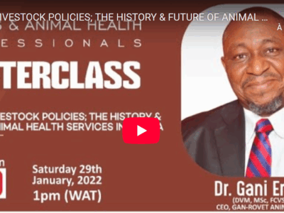 EFFECTIVE LIVESTOCK POLICIES; THE HISTORY & FUTURE OF ANIMAL HEALTH SERVICES IN AFRICA