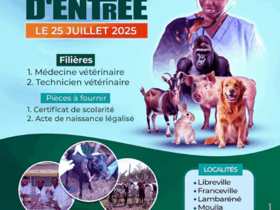 Filière vétérinaire au Gabon : l’ESMVM lance son concours d’entrée pour les talents de demain 