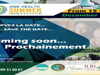 SAVE THE DATE : Le One Health Summer Institute (OHSI) est ENFIN à Yaoundé