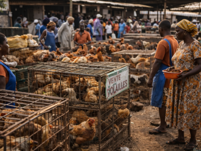 Burkina Faso : des opérations de contrôle sanitaire renforcées dans les points de vente de volailles à Ouagadougou