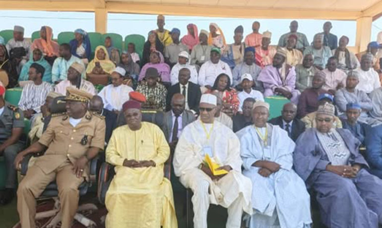 Guests seated at the Djouldé Dabbadji livestock event in Ndjalbarke