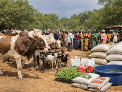Mali : à Kayes, des kits d’élevage, de maraîchage et de pisciculture pour relancer les moyens d’existence de réfugiés et déplacés