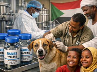 Soudan : fabriquer le vaccin antirabique sur place pour briser la chaîne de transmission — et protéger d’abord les enfants
