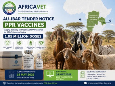 Supply, Delivery, Testing & Commissioning of PPR Vaccines to Select Southern African Development Community (SADC) Member States.